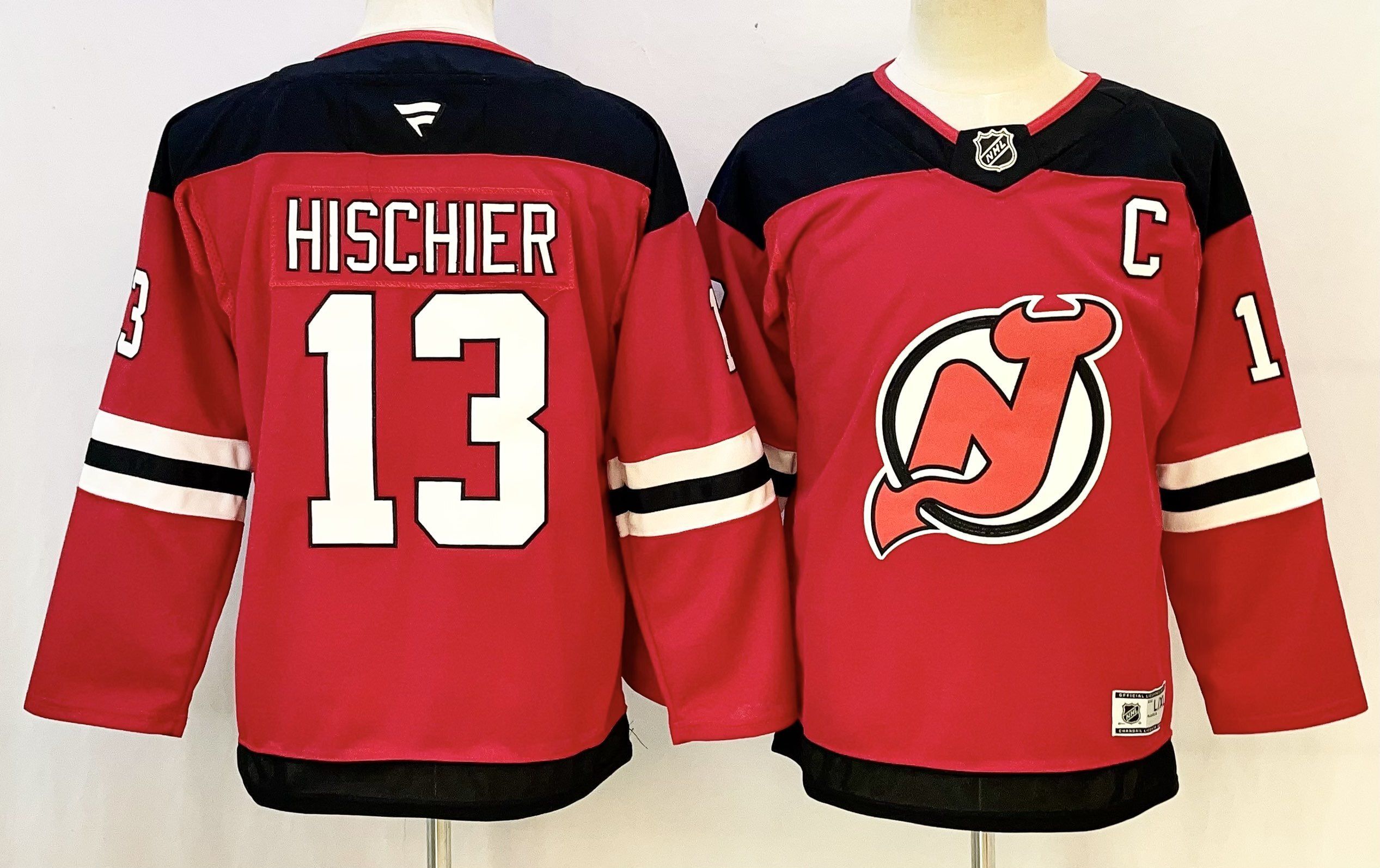 Youth New Jersey Devils #13 Hischier Red 2026 Adidias NHL Jersey style 001-0